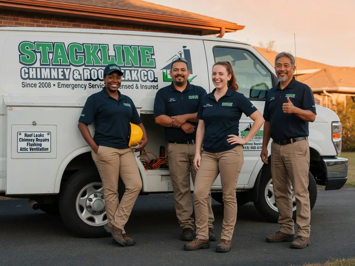 Chimney flashing repair company in Davenport, IA